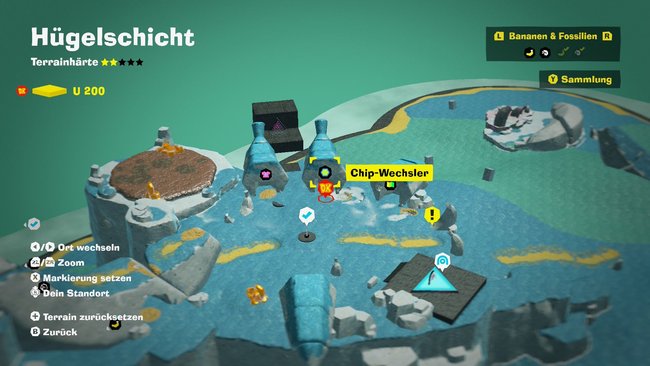 Fundort des Chip-Wechslers in der Hügelschicht (U 200). Fundort des Chip-Wechslers in der Hügelschicht (U 200).