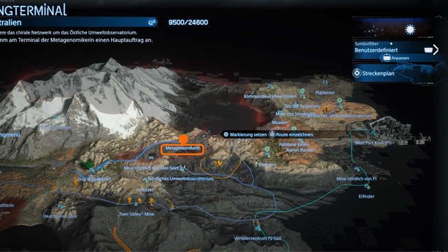 Fundort der Prepperin Metagenomikerin auf der Karte von Death Stranding 2 Fundort der Prepperin Metagenomikerin auf der Karte von Death Stranding 2