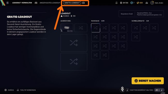 Gratis-Loadout bei ARC Raiders bekommen Gratis-Loadout bei ARC Raiders bekommen