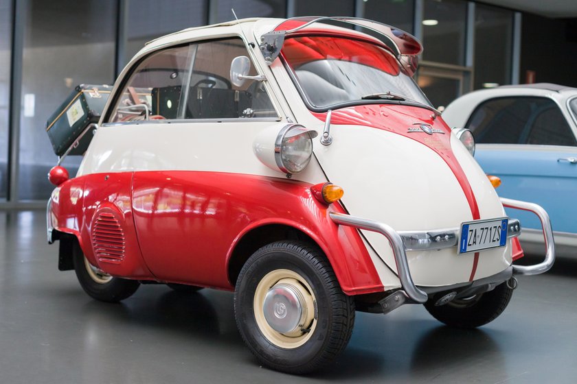 BMW Isetta in einem Museum BMW Isetta in einem Museum
