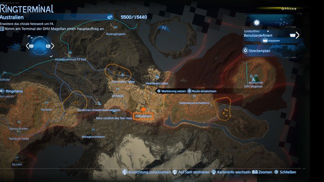 Fundort des Preppers Pizzabäcker auf der Karte von Death Stranding 2 Fundort des Preppers Pizzabäcker auf der Karte von Death Stranding 2