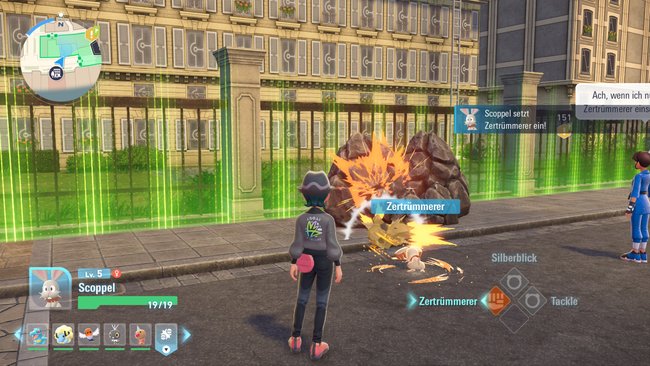 Felsen zerstören in Pokémon-Legenden Z-A. Felsen zerstören in Pokémon-Legenden Z-A.