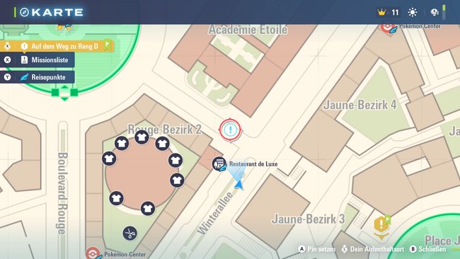 Standort von Nebenmission 7. Standort von Nebenmission 7.