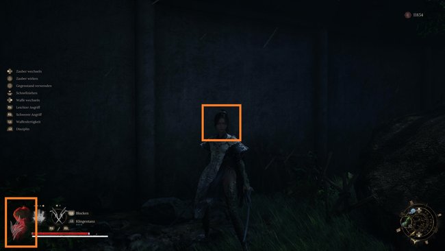 Das Bild zeigt Wuchang mit roten Augen und die Abbildung im Spiel. Das Bild zeigt Wuchang mit roten Augen und die Abbildung im Spiel.