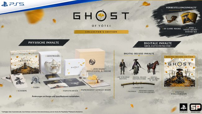 Alle Extras der Collector’s Edition von Ghost of Yōtei Alle Extras der Collector’s Edition von Ghost of Yōtei