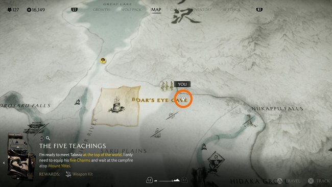 Fundort von Kuyoy Fundort von Kuyoy