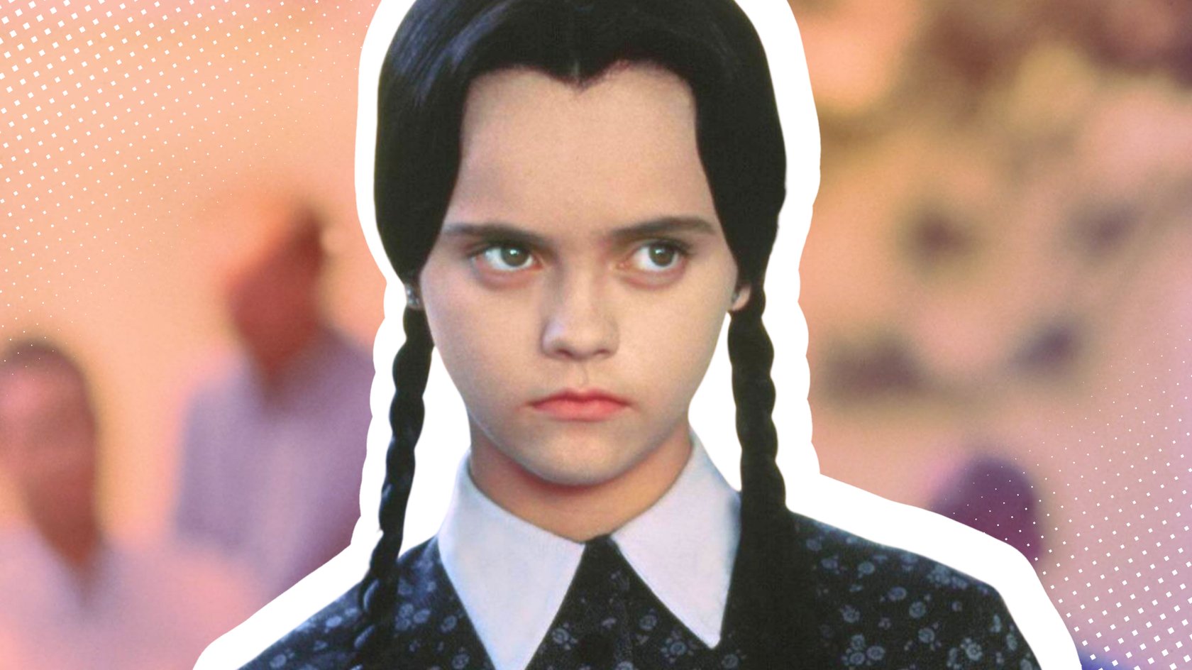 Christina Ricci als Wednesday Addams im Jahr 1991. Christina Ricci als Wednesday Addams im Jahr 1991.