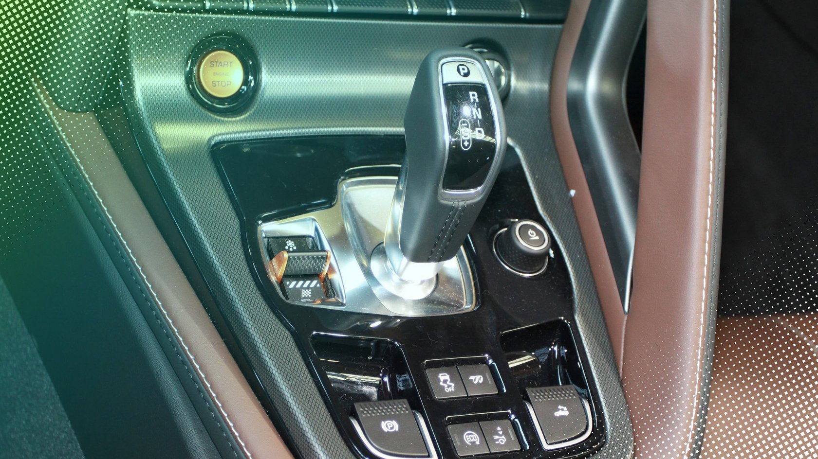 Die Schaltung eines Autos. Die Schaltung eines Autos.