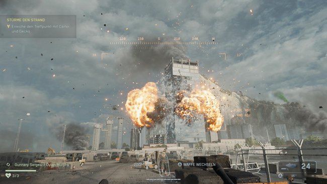 Das Bild zeigt ein zerstörtes Haus in Battlefield 6. Das Bild zeigt ein zerstörtes Haus in Battlefield 6.