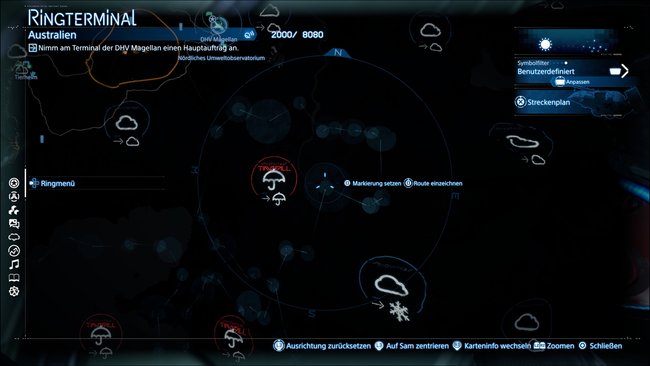 Timefall steht für Zeitregen auf der Karte von Death Stranding 2 Timefall steht für Zeitregen auf der Karte von Death Stranding 2