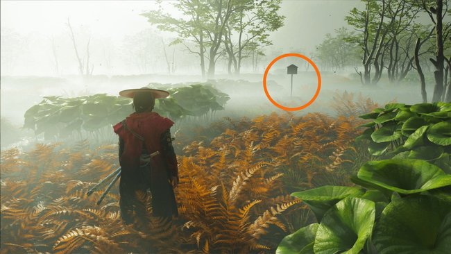 Das Schild steht mitten im Sumpf. Das Schild steht mitten im Sumpf.