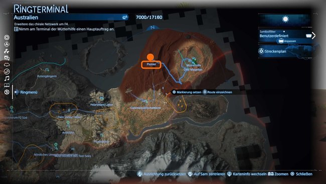 Fundort des Preppers Pionier auf der Karte von Death Stranding 2 Fundort des Preppers Pionier auf der Karte von Death Stranding 2