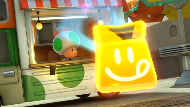 Turbo-Snacks in Mario Kart World. Turbo-Snacks in Mario Kart World.