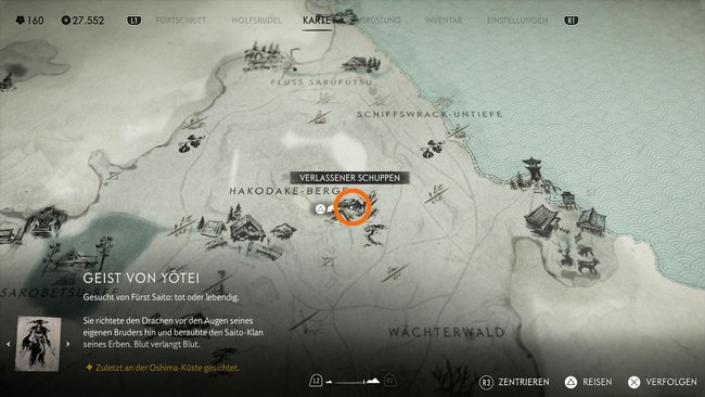 Standort vom verlassenen Schuppen. Standort vom verlassenen Schuppen.