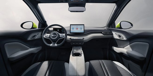 Der Innenraum des BYD Dolphin Surf. Der Innenraum des BYD Dolphin Surf.