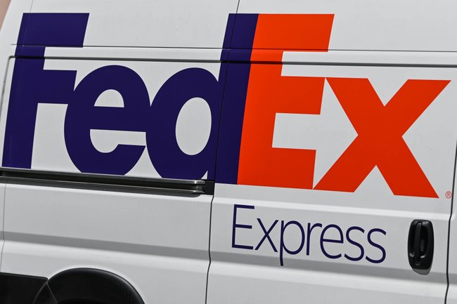 Das FedEx-Logo Das FedEx-Logo