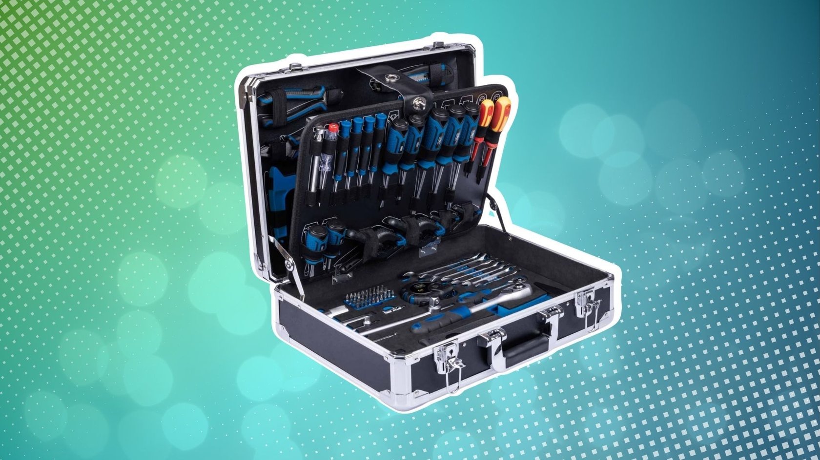 Scheppach TB200 Aluminium Werkzeugkoffer Scheppach TB200 Aluminium Werkzeugkoffer