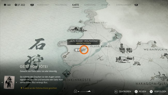 Fundort der "Alte Wunde"-Wolfshöhle. Fundort der "Alte Wunde"-Wolfshöhle.