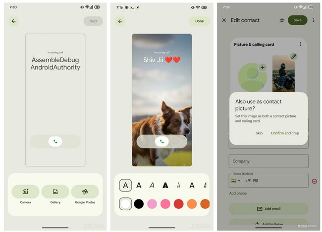 Die Calling Cards für Kontakte. Die Calling Cards für Kontakte.