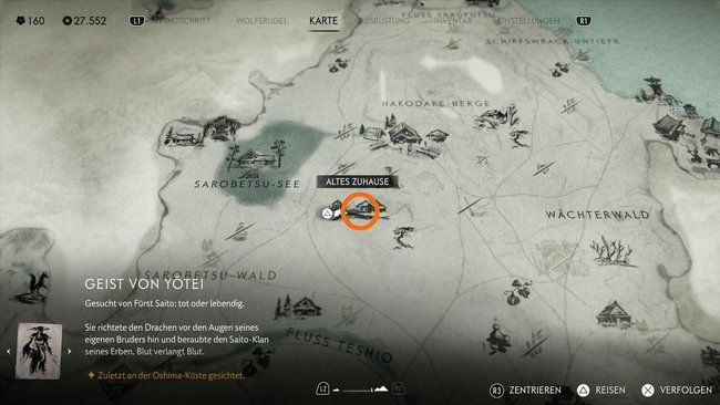 Standort vom alten Zuhause. Standort vom alten Zuhause.