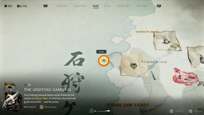 Die Windglocken führen euch zu den Klippen im Westen. Die Windglocken führen euch zu den Klippen im Westen.