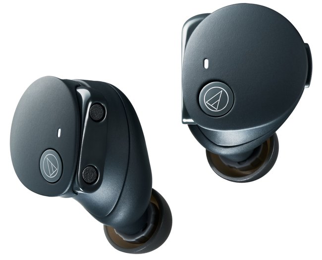 Die ATH-CKS50TW2 in Schwarz. Die ATH-CKS50TW2 in Schwarz.