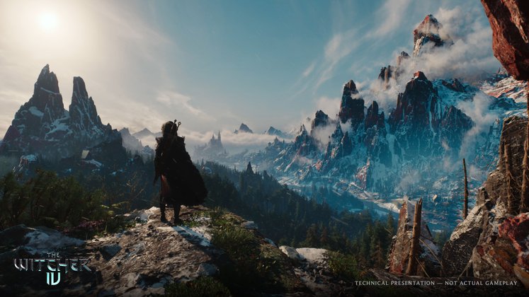 Ciri vor einer bergigen Landschaft aus The Witcher 4 Ciri vor einer bergigen Landschaft aus The Witcher 4