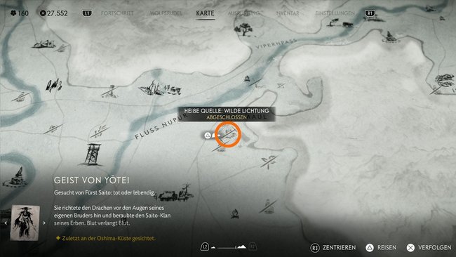 Fundort der heißen Quelle Wilde Lichtung Fundort der heißen Quelle Wilde Lichtung