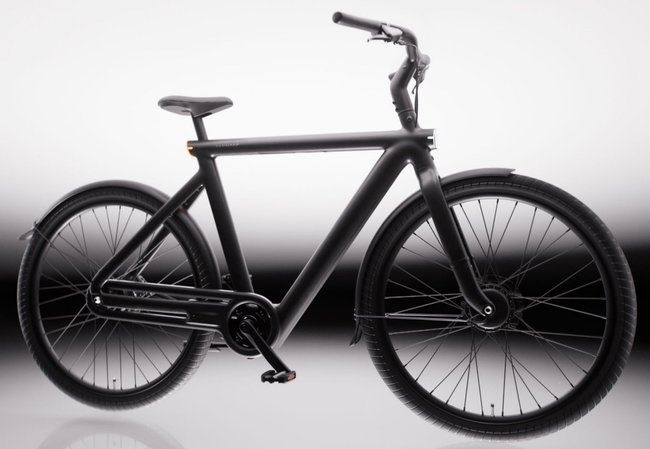 Das neue VanMoof S6 in schwarzer Ausführung. Das neue VanMoof S6 in schwarzer Ausführung.