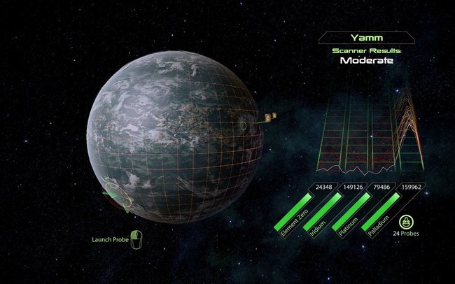 Über Planetenscans könnt ihr schnell Ressourcen sammeln. Über Planetenscans könnt ihr schnell Ressourcen sammeln.