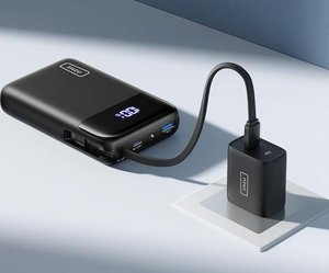Amazon verkauft leistungsstarke Powerbank mit integriertem Kabel für weniger als 30 Euro