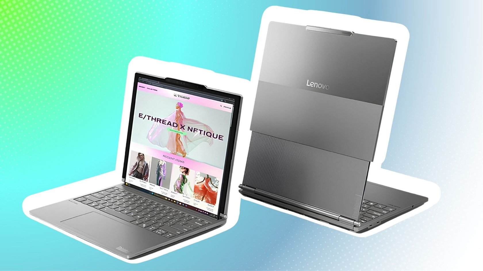 Lenovos neuer Laptop lässt sich ausfahren. Lenovos neuer Laptop lässt sich ausfahren.