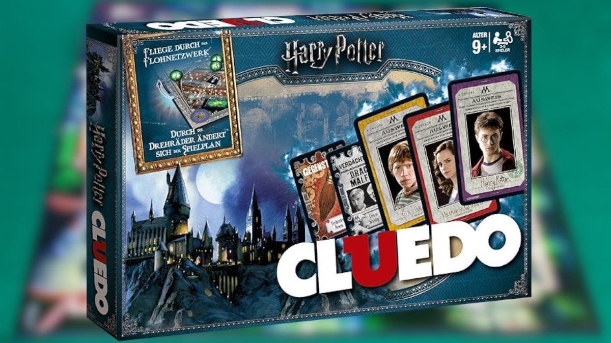 Beim Harry-Potter-Cluedo gibt es einen besonderen Twist dank Drehscheiben im Spielbrett. Beim Harry-Potter-Cluedo gibt es einen besonderen Twist dank Drehscheiben im Spielbrett.