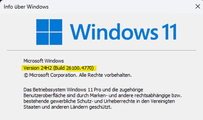Windows 11 Build-Nummer Windows 11 Build-Nummer