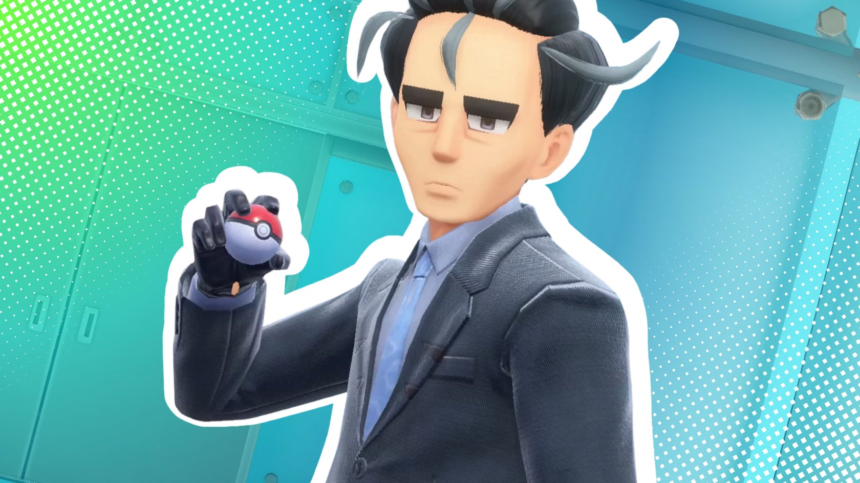 Trainer Larry aus Pokémon Karmesin und Purpur Trainer Larry aus Pokémon Karmesin und Purpur