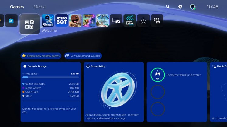 PS4-Theme für die PS5-Benutzeroberfläche PS4-Theme für die PS5-Benutzeroberfläche
