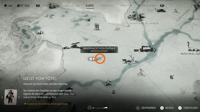 Fundort der Jägerwacht-Wolfshöhle. Fundort der Jägerwacht-Wolfshöhle.