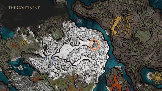 Standort vom Dungeon "Gefrorene Herzen". Standort vom Dungeon "Gefrorene Herzen".