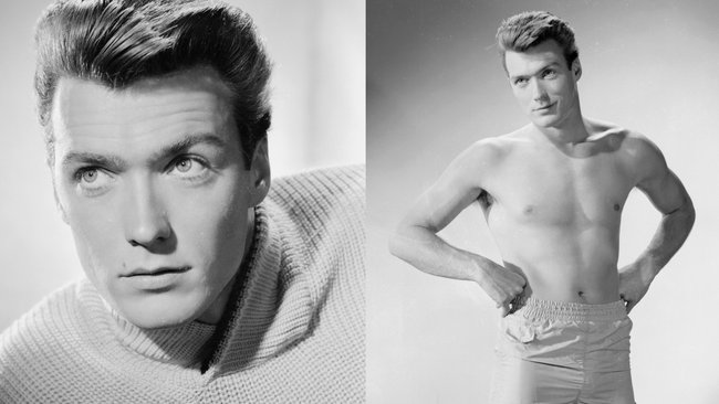 Schauspieler Clint Eastwood im Jahr 1955. Schauspieler Clint Eastwood im Jahr 1955.