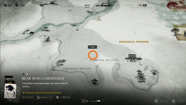 Fundort von Kuwari Fundort von Kuwari