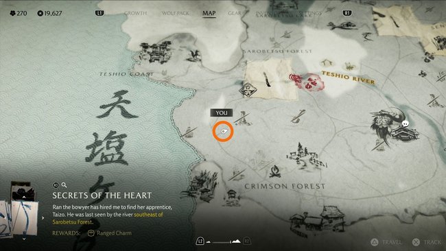 Fundort von Sinta Fundort von Sinta