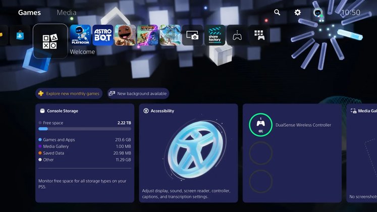 PS2-Theme für die PS5-Benutzeroberfläche PS2-Theme für die PS5-Benutzeroberfläche