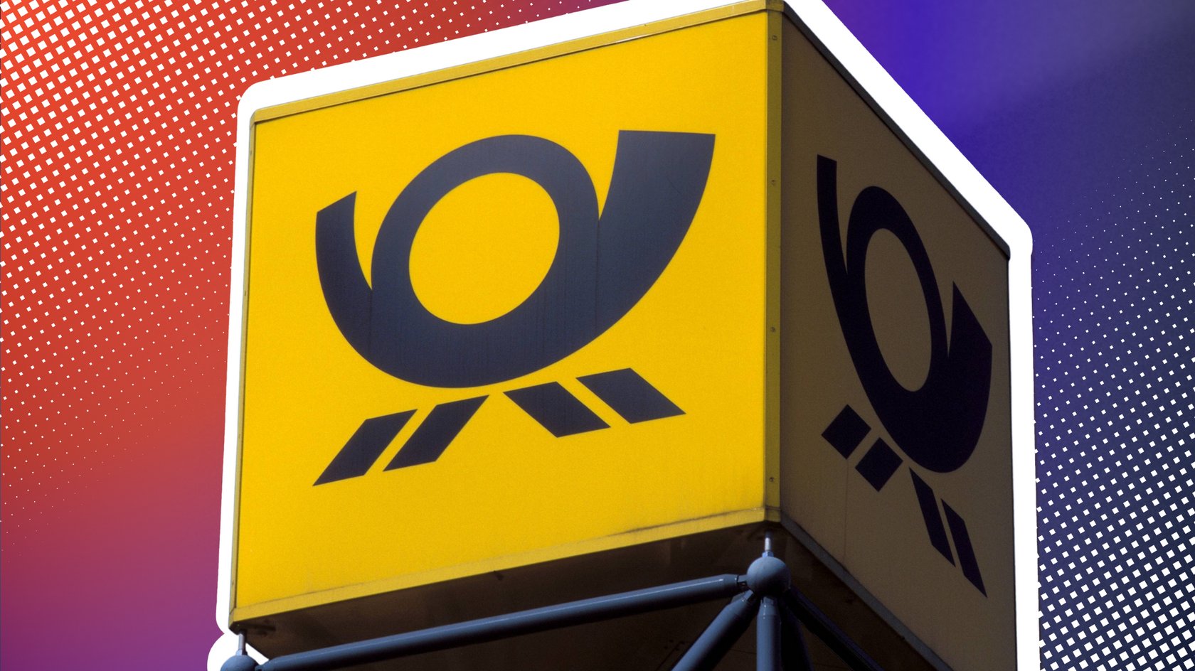 Das Logo der Deutschen Post. Das Logo der Deutschen Post.