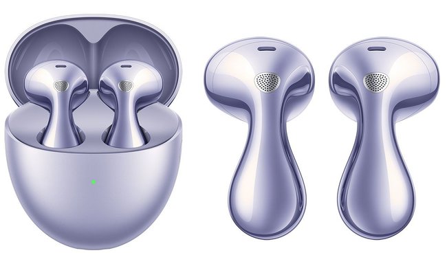 Huaweis neue Earbuds im Wassertropfen-Look. Huaweis neue Earbuds im Wassertropfen-Look.