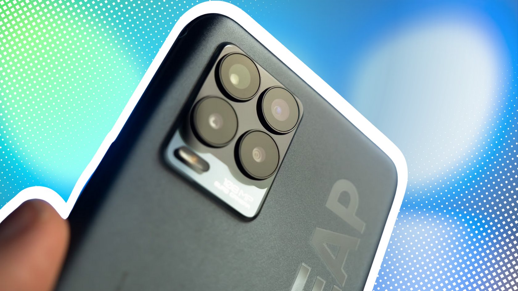 Die Rückseite vom Realme 8 Pro. Die Rückseite vom Realme 8 Pro.