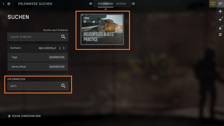 Das Bild zeigt einen Portal-Server aus Battlefield 6. Das Bild zeigt einen Portal-Server aus Battlefield 6.
