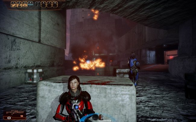 Das Deckungssystem ist in Mass Effect 2 essenziell wichtig. Das Deckungssystem ist in Mass Effect 2 essenziell wichtig.