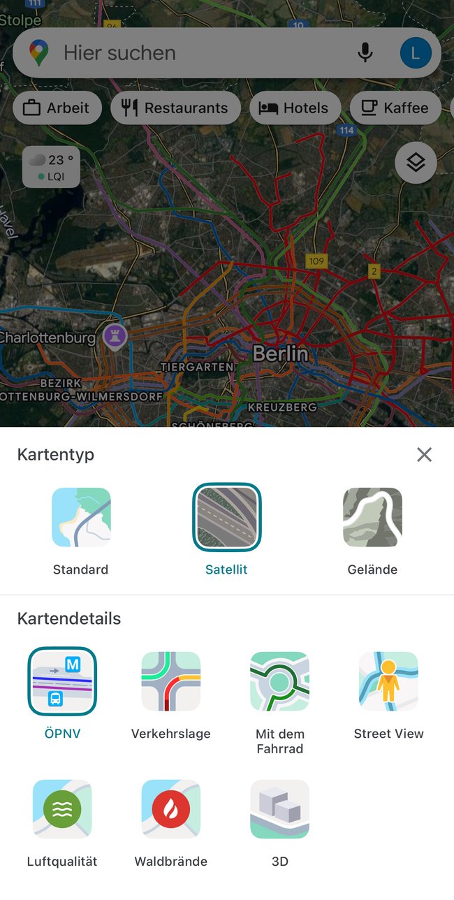 Das Streckennetz des ÖPNV in Berlin Das Streckennetz des ÖPNV in Berlin