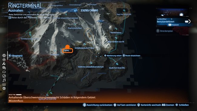 Fundort der Prepper BPAS auf der Karte von Death Stranding 2 Fundort der Prepper BPAS auf der Karte von Death Stranding 2