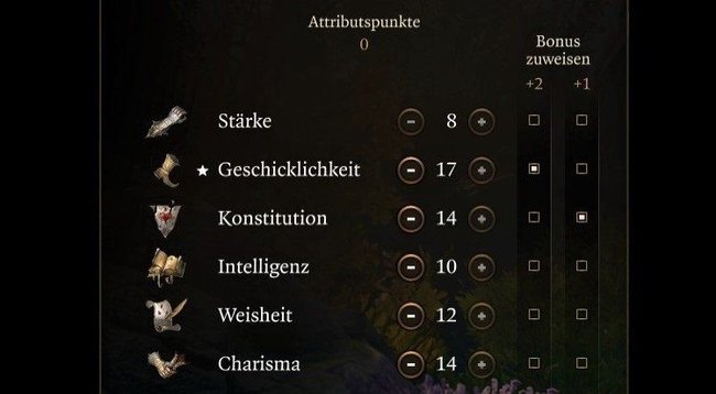 Attribute des Schurken Attribute des Schurken